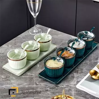 Контейнер для соли для приправ Бутылка для кунжута с крышкой Коробка для приправ Перечница Сахарница Солонка для специй Банки для хранения Кухонный гаджет