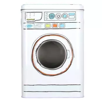 Контейнер для стирального порошка с крышкой, большой емкости, стиральная машина, моделирование с