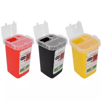 Контейнер для утилизации лезвий для парикмахерских, парикмахерских, ножей для бритья, контейнер для утилизации лезвий Black