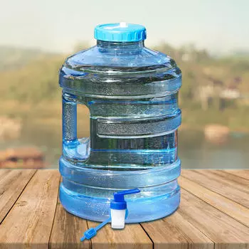 Контейнер для воды, кувшин для хранения с краном, без протечек, большой уличный ковш