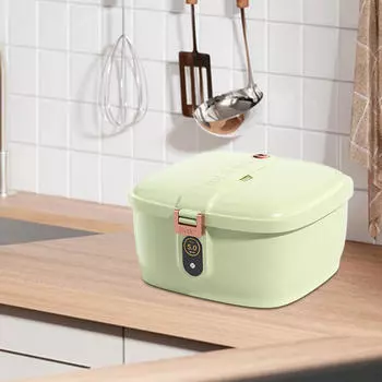 Контейнер для зерна и риса Контейнер для муки Герметичный бытовой герметичный ящик для хранения корма для домашних животных For 5KG