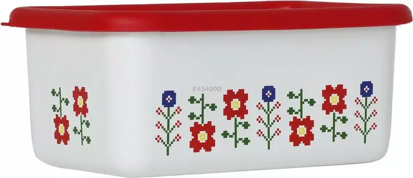 Контейнер Fuji Enamel Mysa Deep Square M Red MY-DM.R красный