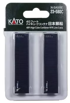 Контейнер KATO N Gauge 40 футов High Cube NYK Line 2 шт. Железнодорожные принадлежности для моделей 23-580C