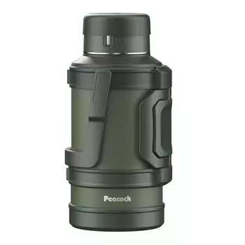 Контейнер Peacock 4 л для воды, большой термокувшин из нержавеющей стали, термос цвета хаки, бутылка, емкость, изоляция, бутылка, бутылка, спорт, на открытом воздухе, хаки