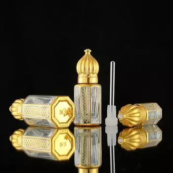 Контейнер Пустой Мини Стеклянный Многоразовый Флаконы Флаконы для духов Флаконы для эфирных масел Флаконы-капельницы 12ml