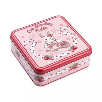 Контейнер Рождественские подарки Печенье Рождество DIY Квадратная жестяная коробка Конфеты Жестяная коробка Упаковка Жестяная коробка 2