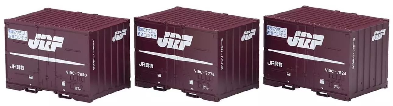 Контейнер типа TOMIX HO JR V19C, 3 шт., принадлежности для моделей железных дорог HO-3146