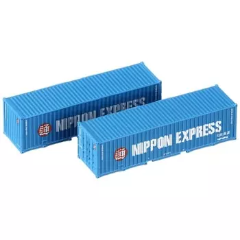 Контейнер типа TOMIX N-образной колеи U46A-30000 Nippon Express Blue 2 шт. 3161 Принадлежности для моделей железных дорог