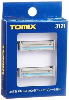 Контейнер TOMIX N Gauge, серый, 2 шт., 3121, принадлежности для моделей железных дорог, UM12A-5000