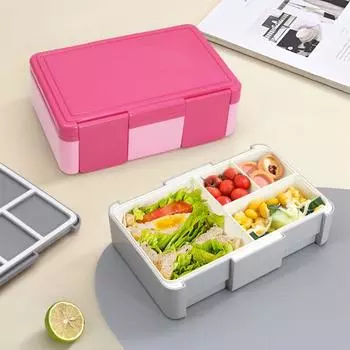 Контейнеры для еды для школьников с двойными стенками, изолированный ящик для пикника на открытом воздухе, детский ланч-бокс для детей хаки