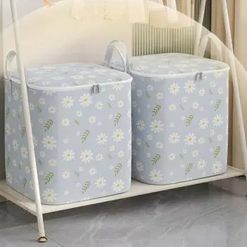 Контейнеры для хранения одежды, милый плюшевый мишка, сумка для хранения одеял, ведро для сортировки гардероба, ящик для хранения в шкафу, ящик для сортировки одеял 140L синий