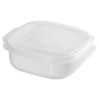 Контейнеры для имбиря, чеснока, лука, многоцелевые, пищевые, полипропиленовые, большой емкости, прямоугольные, для овощей