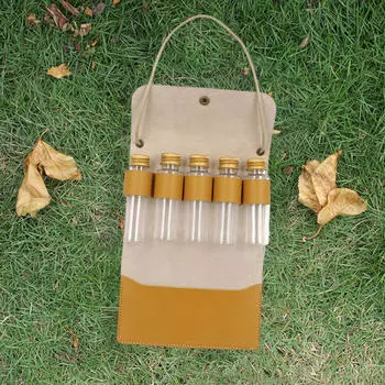 Контейнеры для кемпинговых специй, диспенсер для приправ, кожаная сумка для хранения, посуда
