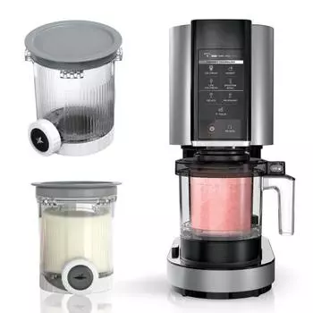 Контейнеры для мороженого, контейнеры для пинты и сменные крышки, совместимые с мороженицей серии NC701/701Q/CN701CO, аксессуары для машин для приготовления мороженого 2pcs