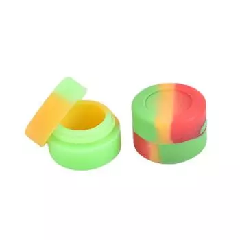 Контейнеры для силиконовых восковых банок емкостью 3 мл с антипригарным покрытием, смешанные цвета, партия 3 мл onesize