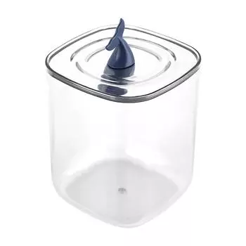 Контейнеры для ватных палочек с крышками из АБС-пластика, прозрачный, гладкий, многофункциональный, прозрачный, для макияжа, туалетный столик в ванной swan