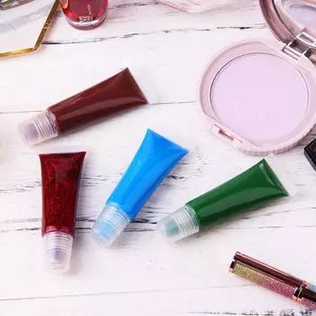 Контейнеры многоразовые, пластиковый пустой контейнер для блеска для губ достаточной емкости для путешествий