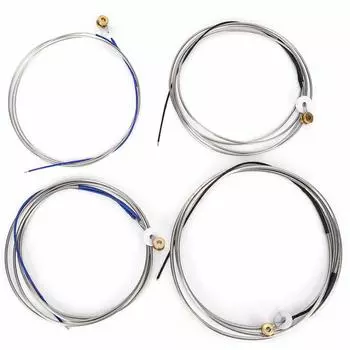 Контрабас стальной прочный профессиональный ремонт контрабаса для мастеров, струны для контрабаса, материал, струны,