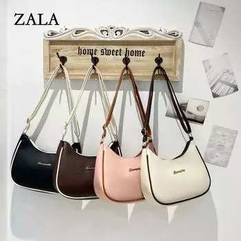 Контрастная цветная сумка подмышкой женская сумка женская сумка высокого класса женская сумка через плечо корейская розовый