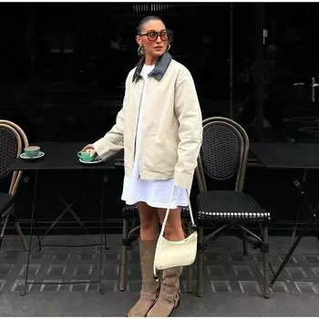 Контрастная повседневная женская куртка с длинным рукавом, однобортная, с лацканами, женские пальто, осенняя мода, карманы, свободная женская верхняя одежда S белый