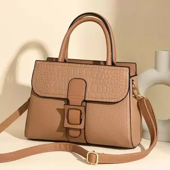 Контрастные женские сумки с крокодиловым принтом Большая вместимость Дорожная сумка через плечо Сумка через плечо Новая мода
