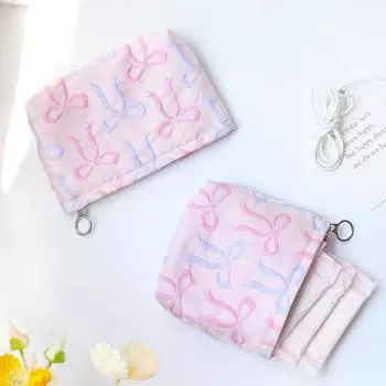 Контрастный цвет банта для женщин косметичка большая вместительная косметичка сумка для хранения портативный клатч сумка для туалетных принадлежностей для поездок на работу L