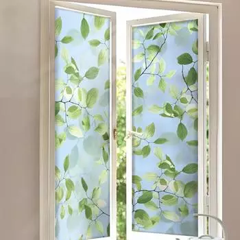 Контроль тепла, печатная оконная пленка для конфиденциальности, статические стеклянные наклейки, декоративные наклейки 30x100cm