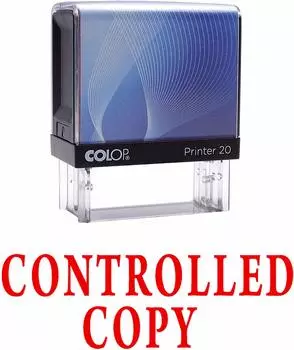 КОНТРОЛИРУЕМОЕ КОПИРОВАНИЕ Самопечатающаяся резиновая печать на заказ Colop Office Stationary P20 Mini Impression Area: 14 mm x 38 mm красный