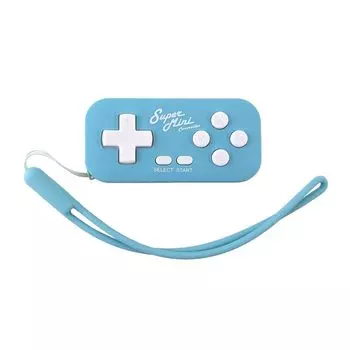 Контроллер Allone Super Mini для Switch Light Blue xx Совместим с Совместим с игрой размером с ладонь Может использоваться как устройство для левой руки Количество