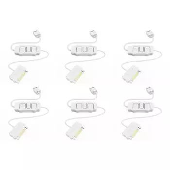 Контроллер ARGB 5 В, 3-контактный разъем для интерфейса SATA, удлинительный кабель для вентилятора корпуса ПК(белый)