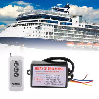 Контроллер автомобильного гудка 12-24 В, простая установка, разнообразные звуковые эффекты, электрическое управление динамиком 10 Sound Effects