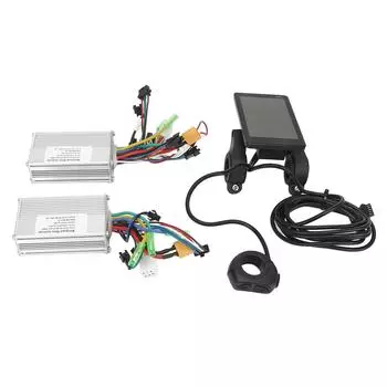 Контроллер бесщеточного двигателя для электровелосипеда 24В 36В 48В 500Вт 25А M6C ЖК-дисплей Двойной привод