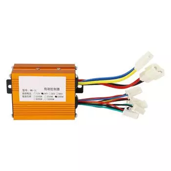 Контроллер для электровелосипеда 24 В 500 Вт, алюминиевый сплав, хорошее рассеивание тепла, щеточный электровелосипедный мотор C