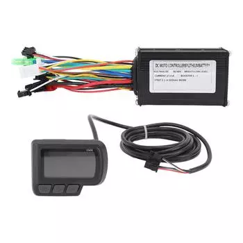 Контроллер для электровелосипеда постоянного тока 36 В 48 В 17 А с водонепроницаемой панелью EN06 для двигателя 250 Вт350 Вт
