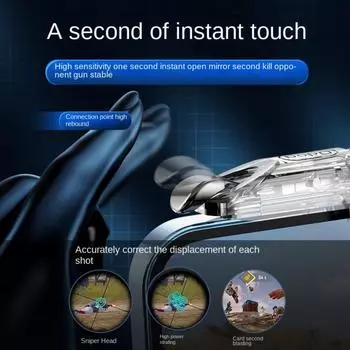 Контроллер для мобильного телефона Джойстик для телефона Игровые геймпады L1R1 Триггер Fire Кнопки Игровой триггер 1Pair