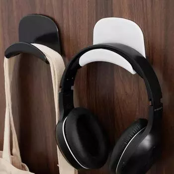 Контроллер для наушников Подставка для наушников Крючок для хранения Держатель для гарнитуры Кронштейн для наушников Общежитие чёрный