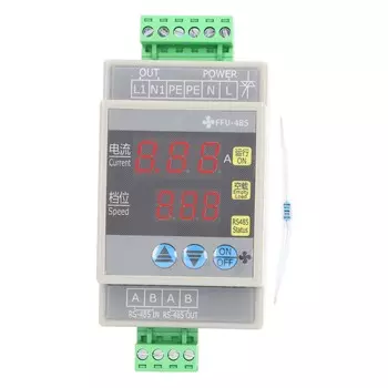 Контроллер FFU переменного тока 220 В, 300 Вт, тиристорный выход, блок фильтра вентилятора, регулятор скорости 199, бесступенчатое управление FF