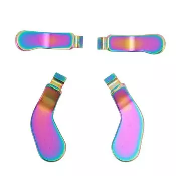 Контроллер Металлические лепестки Красочные Задние Волосы Триггер Замки Запасные Части для Xbox One Elite