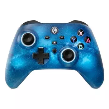 Контроллер переключателя беспроводной RGB-светильник TURBO с функцией непрерывного огня и кнопкой «Назад», 4-уровневая регулировка вибрации, 6-осевой гироскопический датчик, 1000 мАч