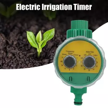 Контроллер полива с таймером Электронный клапан Устройство управления поливом Таймер Кран Система полива Садовый инструмент Наружный