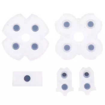 Контроллер резиновая проводящая прокладка силиконовые кнопки для PS4 ремонт запасная часть