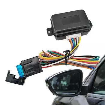 Контроллер складывания зеркала заднего вида автомобиля, автоматическое боковое зеркало, интеллектуальная система складывания, переключатель модуля автомобильного зеркала заднего вида чёрный