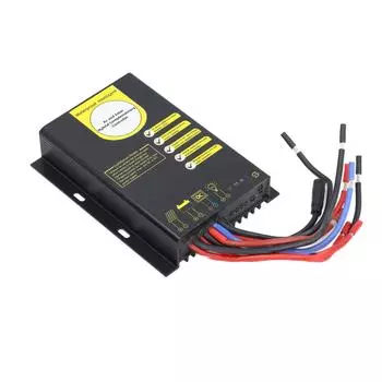 Контроллер солнечной зарядки Bluetooth Универсальный 30A PWM Utility AC DC Гибридный зарядный Разрядный солнечный