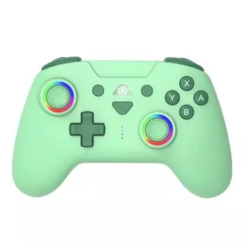 Контроллер, совместимый с FONLAM Switch Полностью совместим с Полностью прозрачный внешний вид RGB-подсветка Отверстие для стика Отсутствие мертвых зон Триггер для отверстия Линейный триггер
