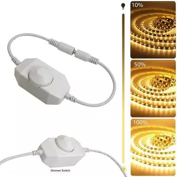 Контроллер светодиодов 12 или 24 В/DC, затемнитель светодиодов 65 х 33 х 35 мм