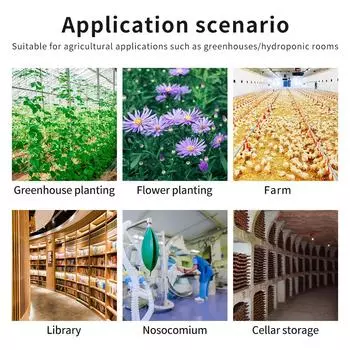 Контроллер углекислого газа Двойной NDIR-детектор CO2-монитор с вилкой EU US Редуктор давления CO2 Электромагнитный для теплицы