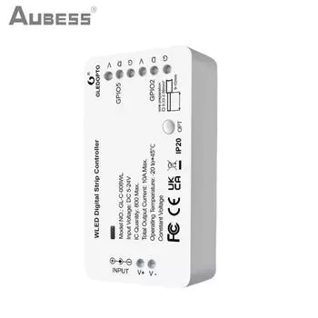 Контроллер WLED-ленты, светодиодные фонари, более 100 режимов динамического освещения, DIY WiFi, управление через приложение, 800 IC RGB RGBW, концентратор не нужен