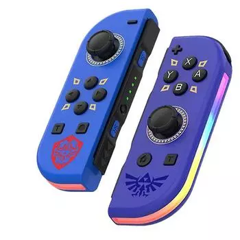 Контроллеры для Nintendo Switch, замена контроллера переключателя со светодиодом RGB, регулируемым турбонаддувом и вибрацией, Sky Sword