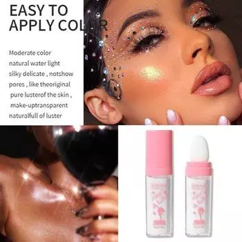 Контурирующая пудра, легкая окраска, макияж, тонкая текстура, красивая сказочная перламутровая пудра для тела, лица, хайлайтер для женщин, поставка белый
