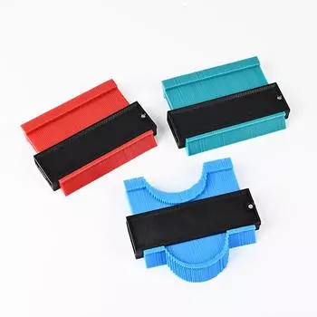 Контурный калибр и дуговая линейка: Угловой и криволинейный профиль для деревообработки, 5 и 10